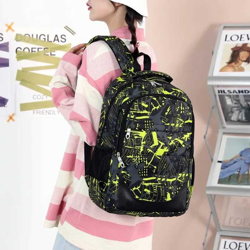 3Pcs/Set Children School Backpack Large-Capacity Orthopedic Schoolbag For Boys Girls Laptop Backpacks Teenage Nylon School BagsXJ241026