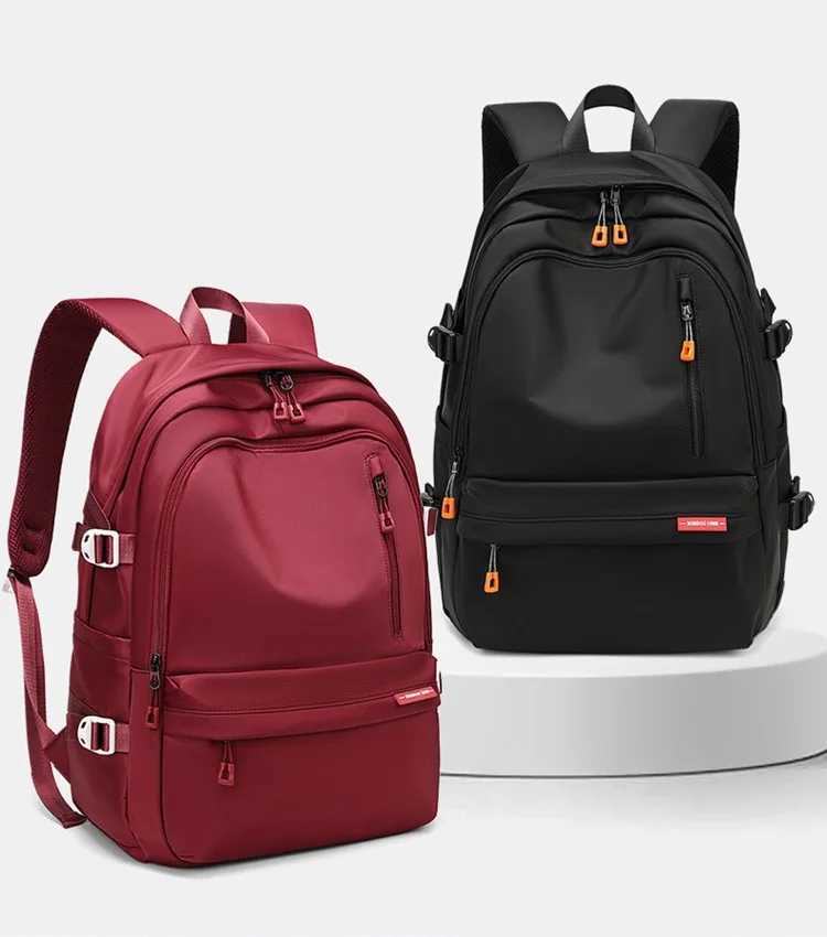 MOZHI Backpack Female Japanese Simple Junior High School Student Backpack Female Large Capacity Male BackpackXJ241026