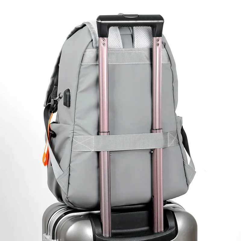 New backpack mens backpack trendy brand computer bag casual large-capacity travel bag college student schoolbag mens bagXJ241026