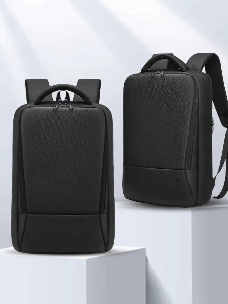 EURCOOL Backpack repellent Large capacity waterproof 17 usb business commutingXJ241026