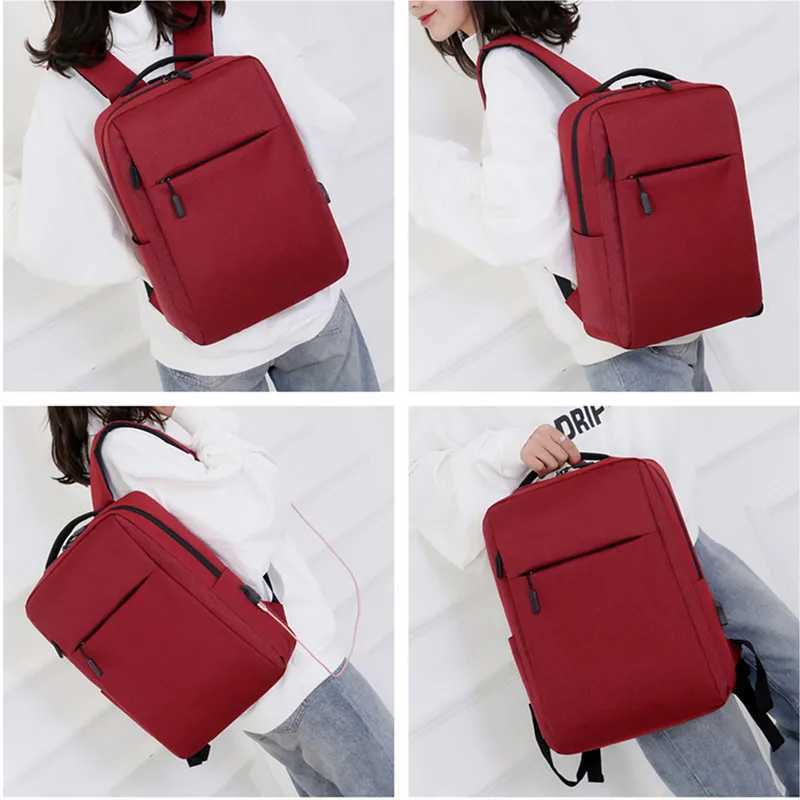 2024 New Leisure Outdoor Sports Backpack Fi Business Travel 15.6inch Laptop Backpack Waterproof Anti-theft Student BackpackXJ241026