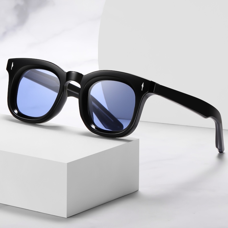 Retro Polarized Sunglasses Men Women Sun Glasses Punk TR90 Vintage Clear Gradient Shades fashion Round Driving Fishing Summer trend classic Steampunk 
