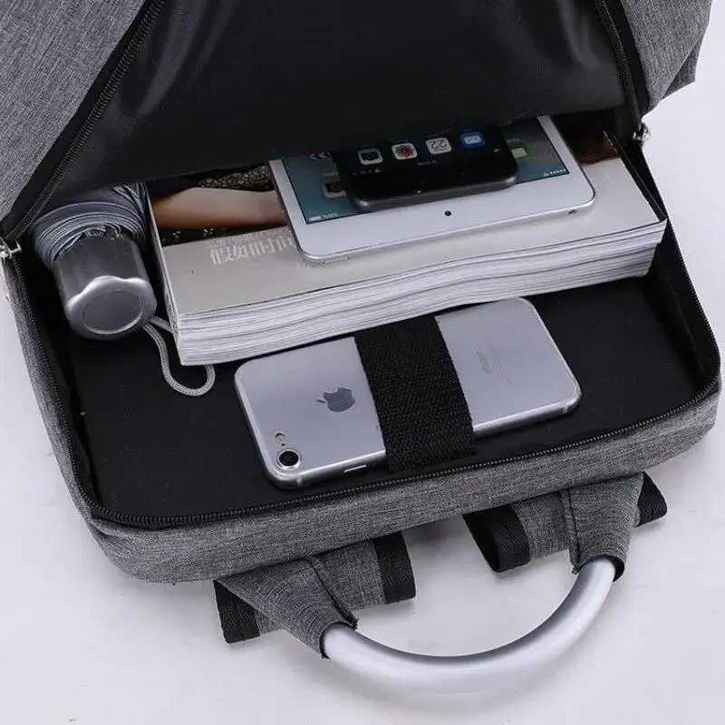 New Business Waterproof Oxford backpack Travel Backpack Computer Backpack Large Capacity Simple Fi Student Computer BagXJ241026