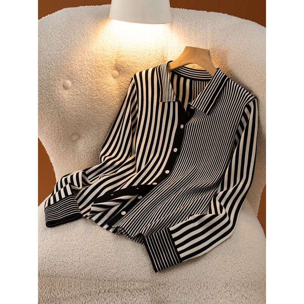 Women Striped Sweater 100% Merino Wool Cardigan Office Lady Cashmere Knitwear Shirt Spring Autumn Winter Female Clothing
