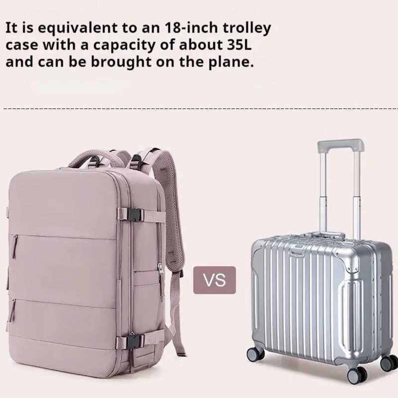 Women Travel Backpack Carry Backpack Waterproof Laptop Business Travel Bag Mommy Travel Backpack Female BackpacksXJ241026