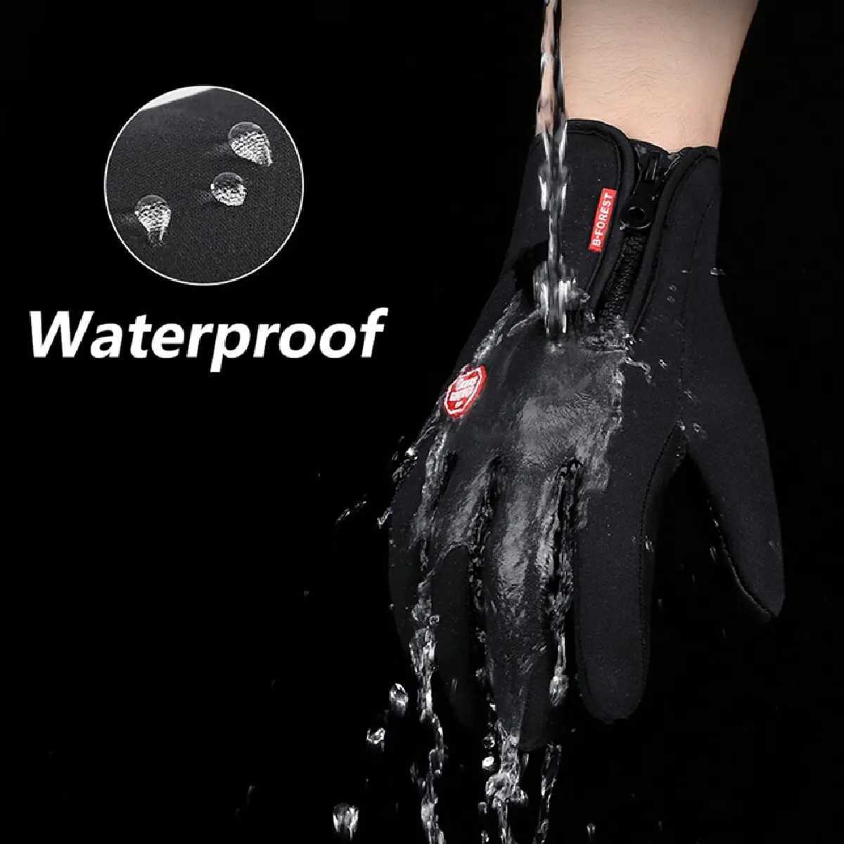 Windproof and warm Gs winter anti slip Sil touch screen full finger bicycle anti cold touch screen sports Gs W241026