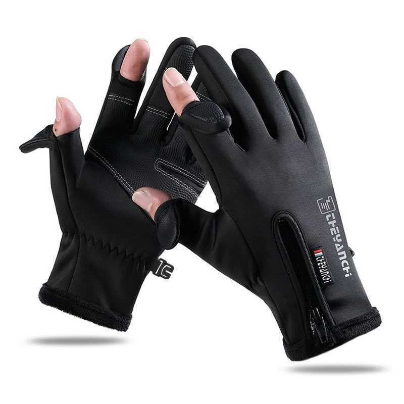 Winter warm wool lining waterproof skin friendly touch screen outdoor motorcycle riding and SKII W241026