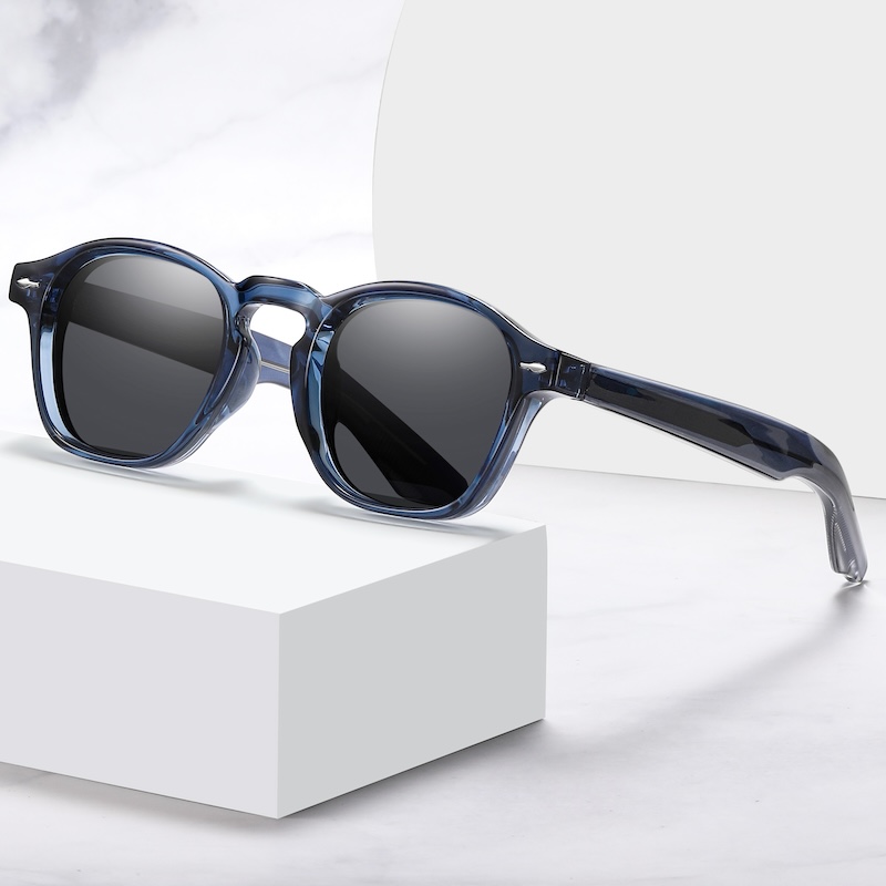 Round Polarized Sunglasses Men Luxury Brand Designer Style Sun Glasses Women For Male Female Retro Punk Eyewear TR90 gift Vintage Driving Fishing S171