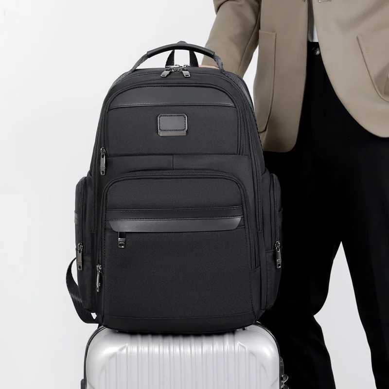 High Quality Design Mens Backpack Large Capacity 15.6 Computer Bagpack Travel Rucksack Unisex Shoulder Bag Student SchoolbagXJ241026