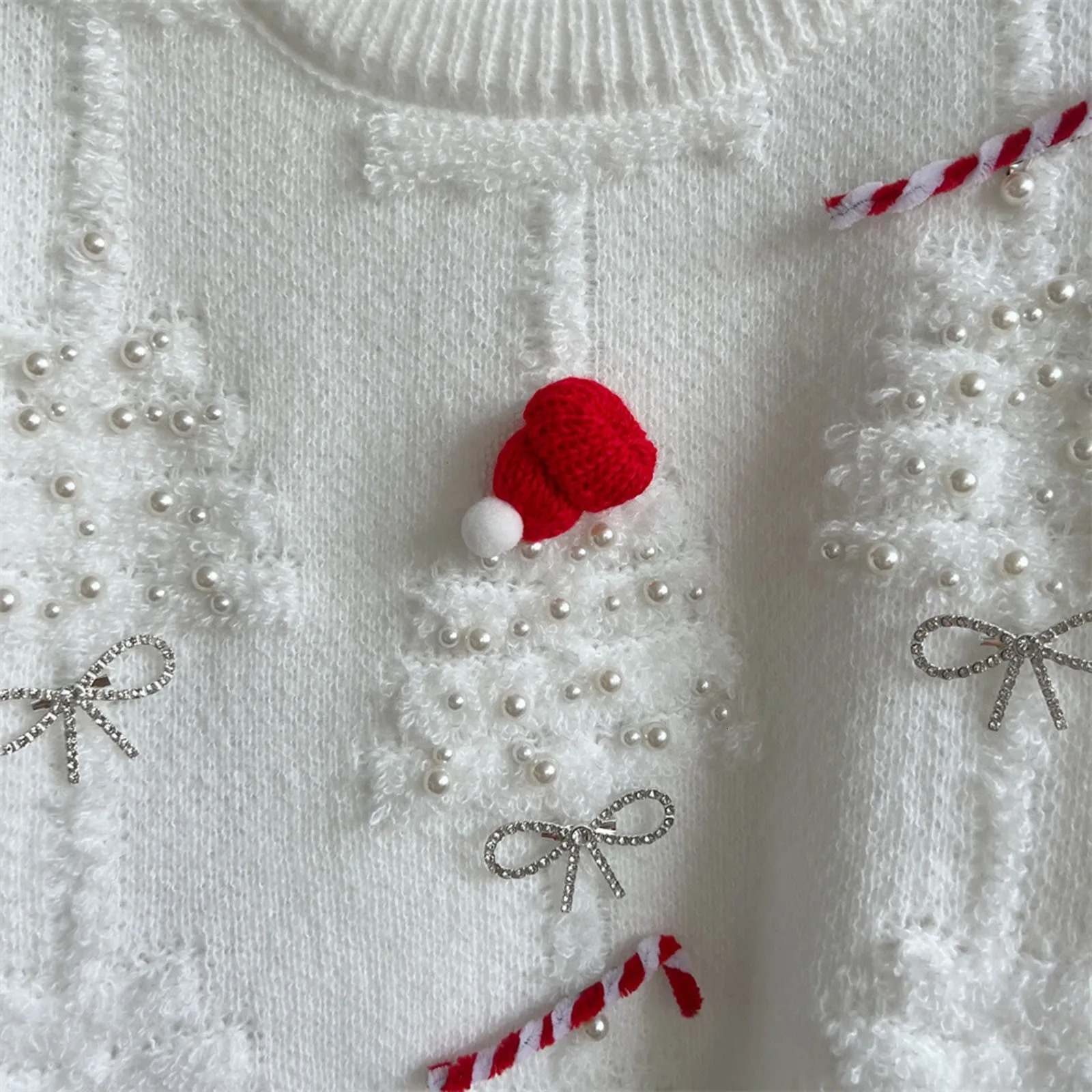 Womens Sweater Autumn Winter Fashion Tops Long Sleeve Loose Xmas Year Outfits Christmas Oversized Casual Jumpers 241025