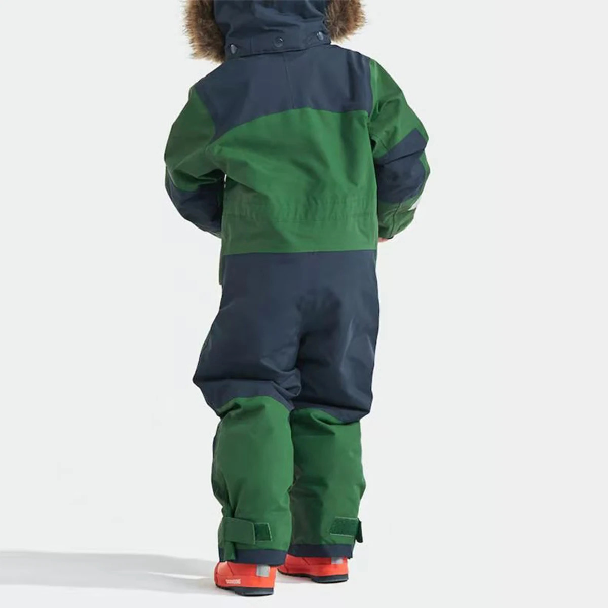 Children Ski Jumpsuit Ski Suit Boys Girls Autumn Winter Windproof Warm Outdoor Fleece Jacket Pants Kids Skiing Snowboarding Suit 241025