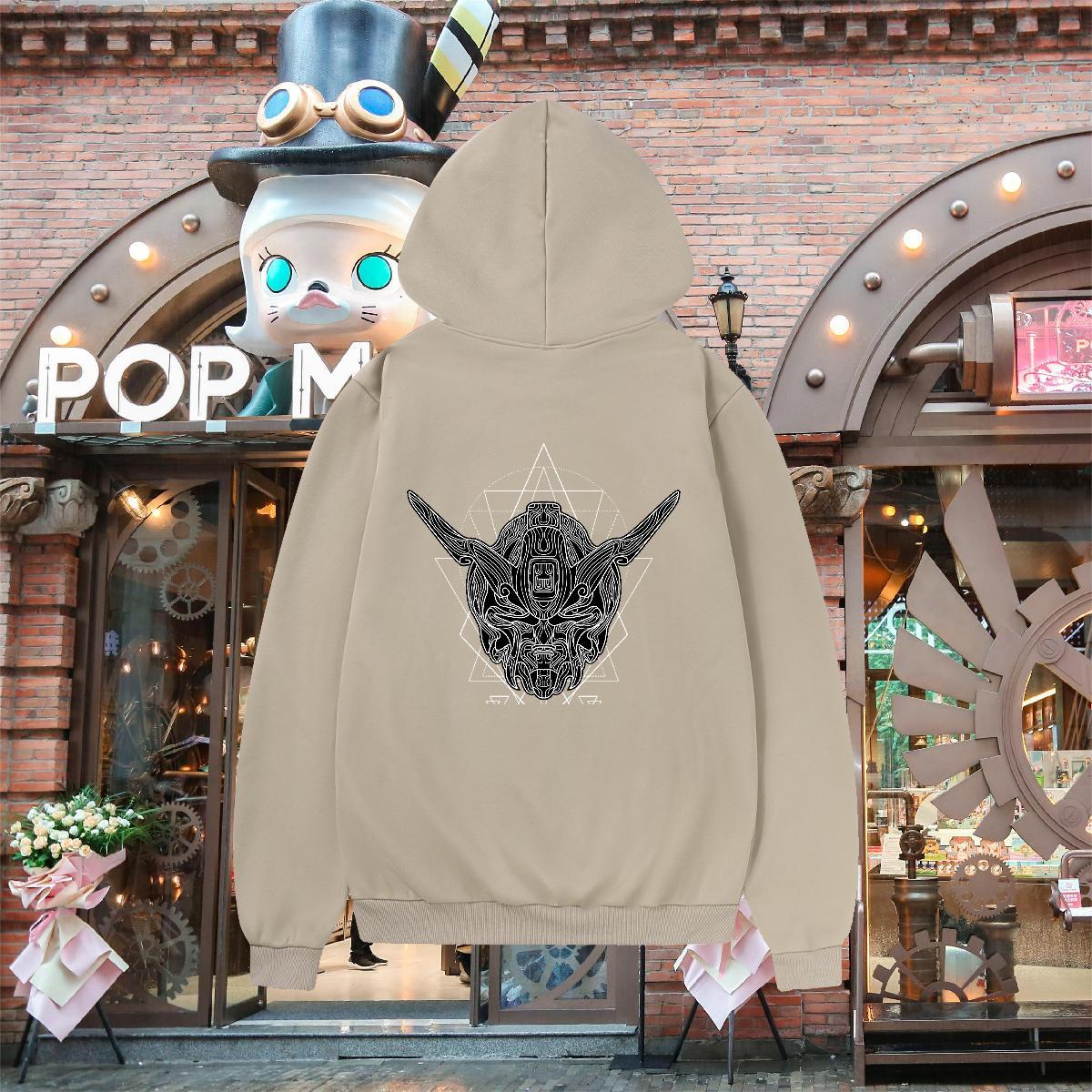 Designer Fashion Mens Hoodie Breathable Classic Men Clothes Hoodie Oversized Top Pullover Hoodie Anime Printing Street 350g Cotton