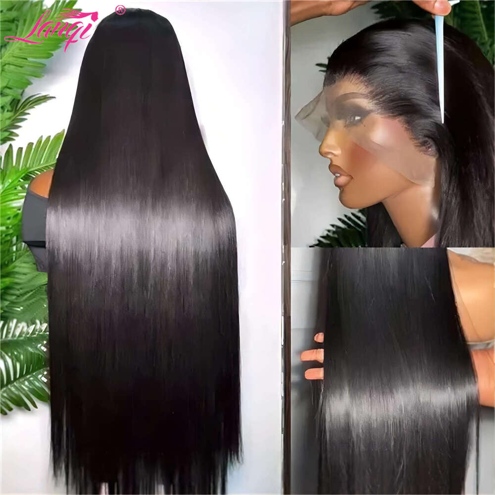 13X6 13X4 Straight Closure Wig Ready To Wear Brazilian Remy Human Hair Lace Frontal Wigs