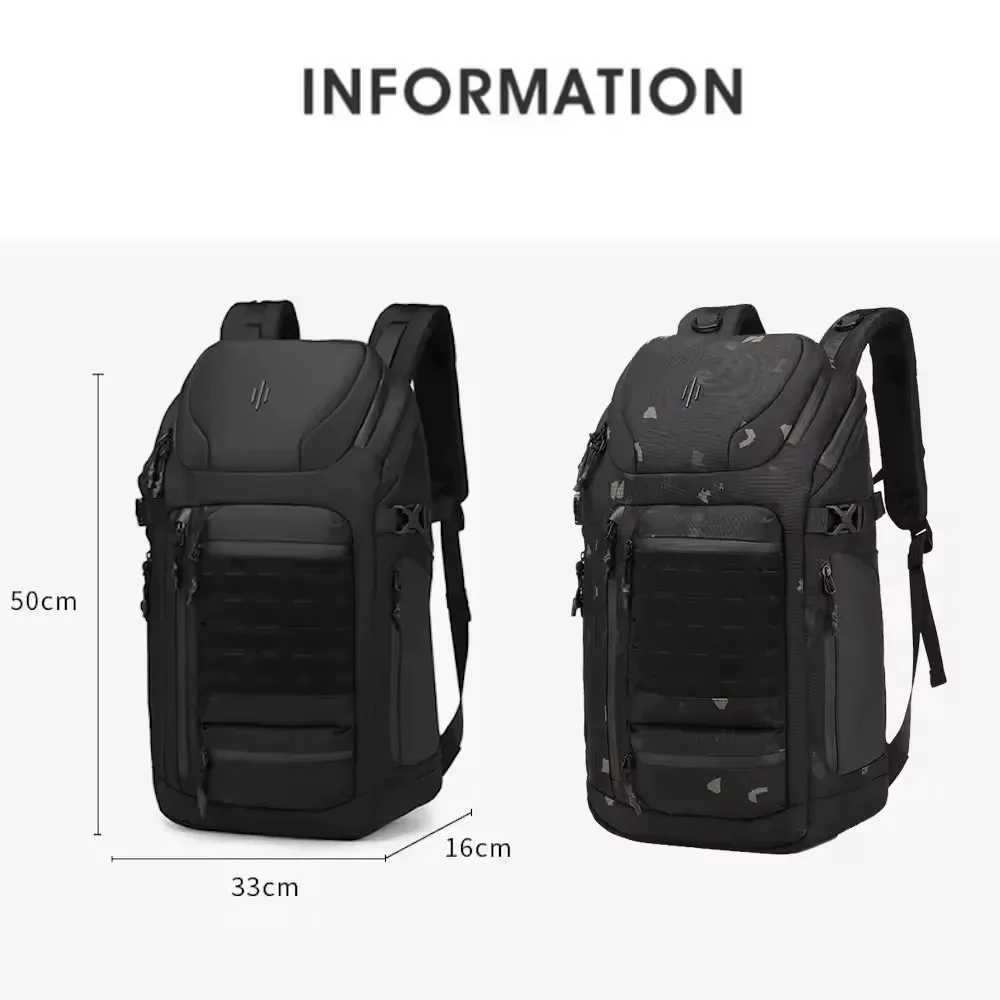 High Quality 17.3 Inch Laptop Backpack For Men 40L Large Capacity Outdoor Travel Backpack College Backpack Business Commute BagXJ241026