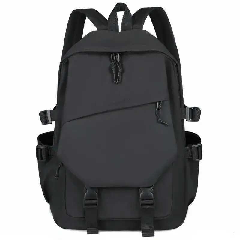 15 Inch Mens Backpack Large Capacity Waterproof Computer Backpack Simple School Bag TravelXJ241026