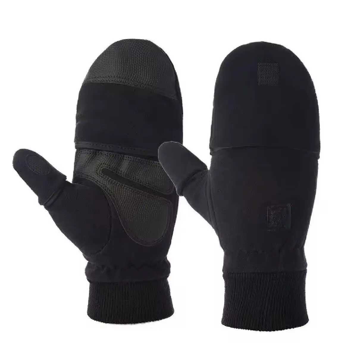 Winter Flip Black Fishing Gs Half Finger Anti slip Breathable Camera Photography Sports Outdoor Warmth Gs W241026
