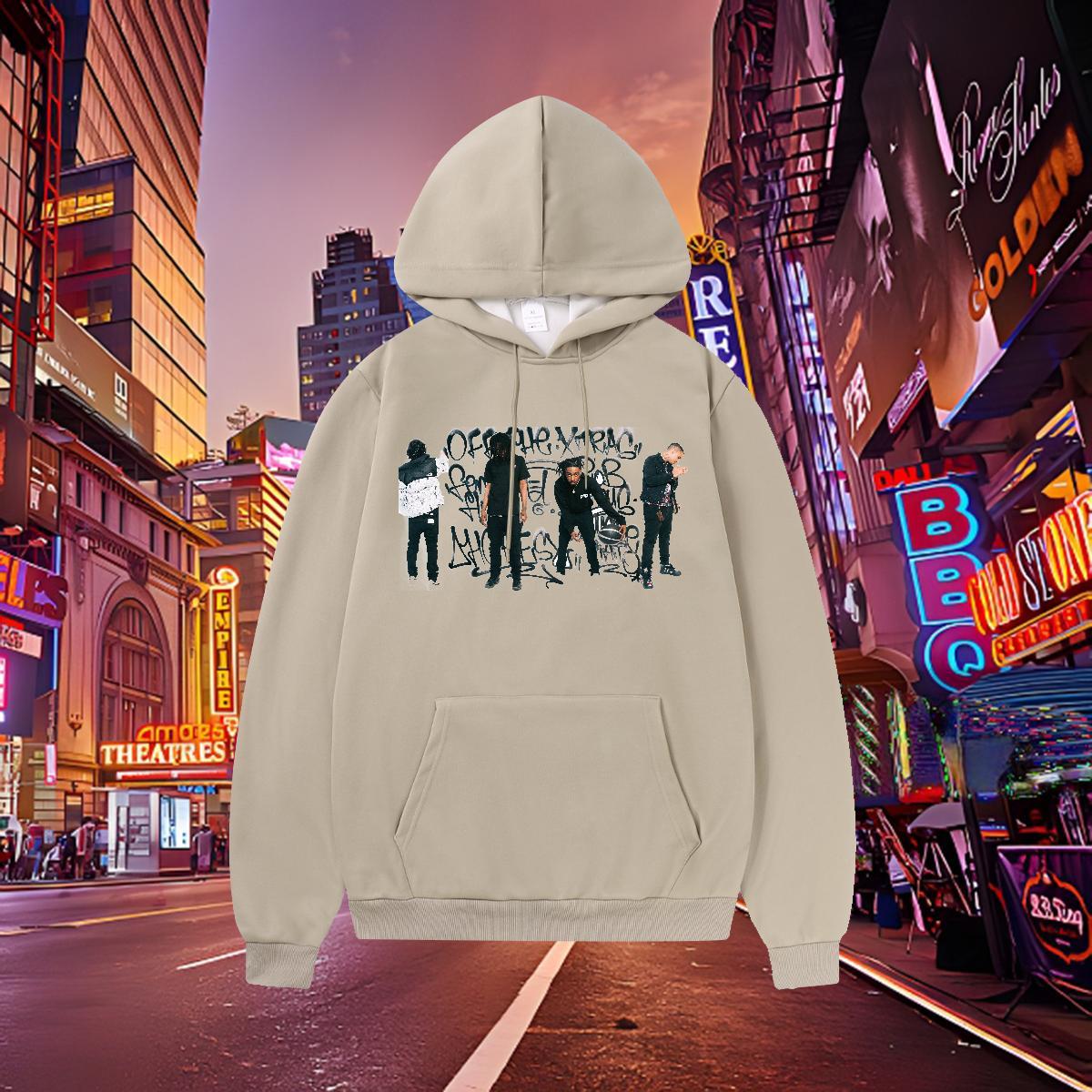 2024 Autumn Winter Men Hoodie Drawstring Long Sleeve Soft Hoodie for Man Woman Customized Tops Hoody High Street Hip Hop Thick Plush