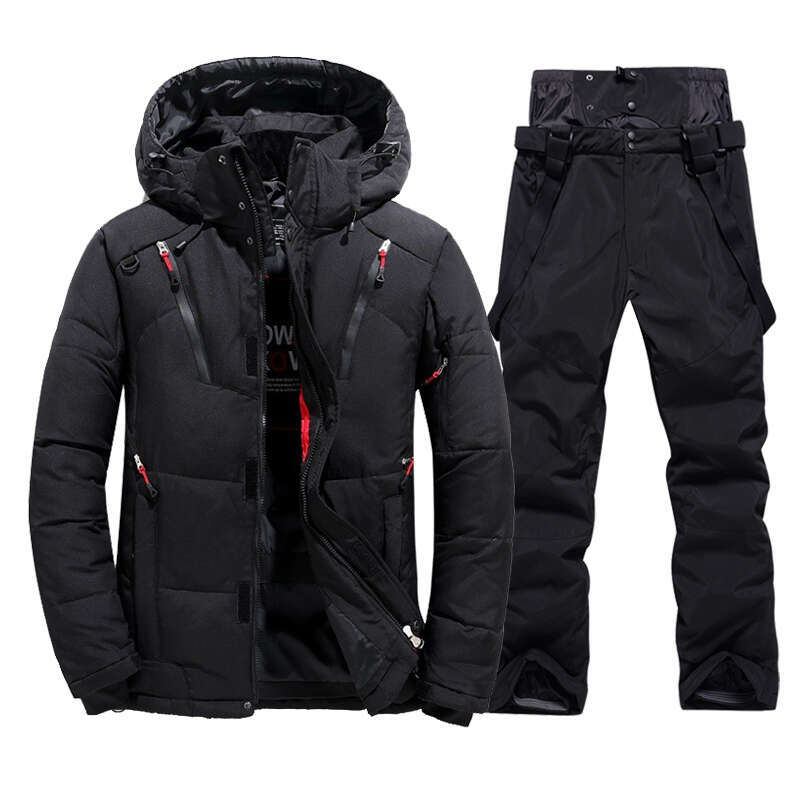 Winter Men Ski Suit Snow Jacket And Pants For Men's Warm Waterproof Windproof Skiing And Snowboarding Suits Male Down Coat