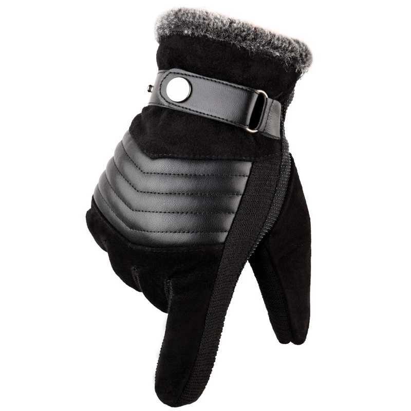 Mens Thick Paddle Gs Polyester Thick Warmth Gs Brown Driving Skiing Winter Russia Winter W241026