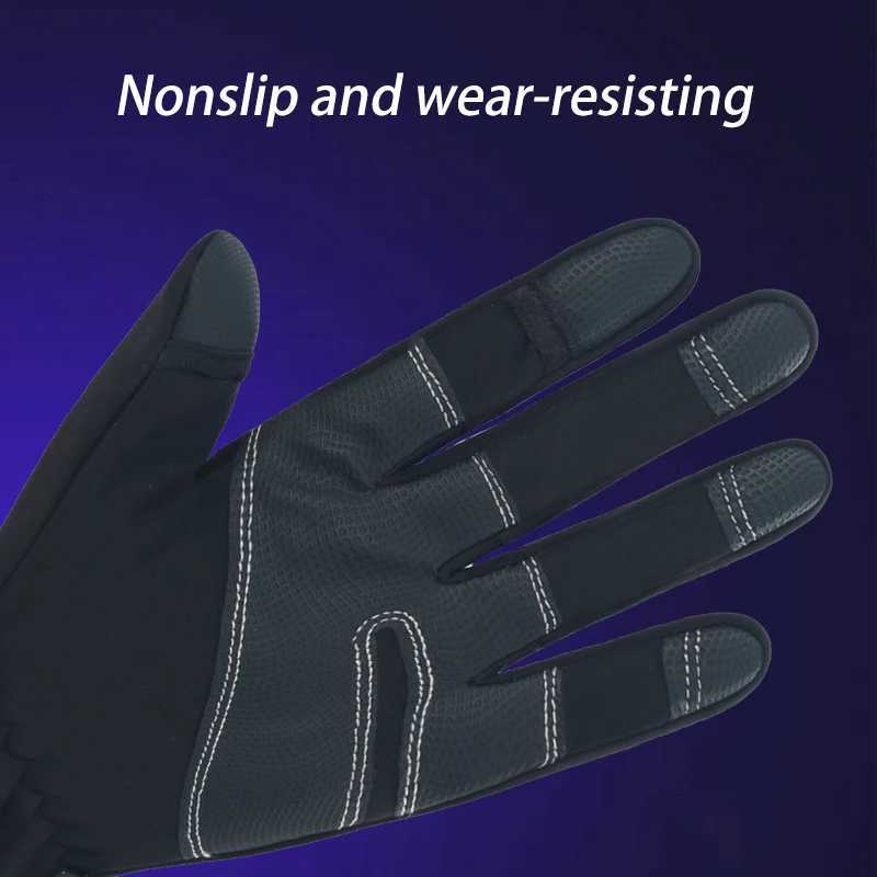 Winter warm wool lining waterproof skin friendly touch screen outdoor motorcycle riding and SKII W241026