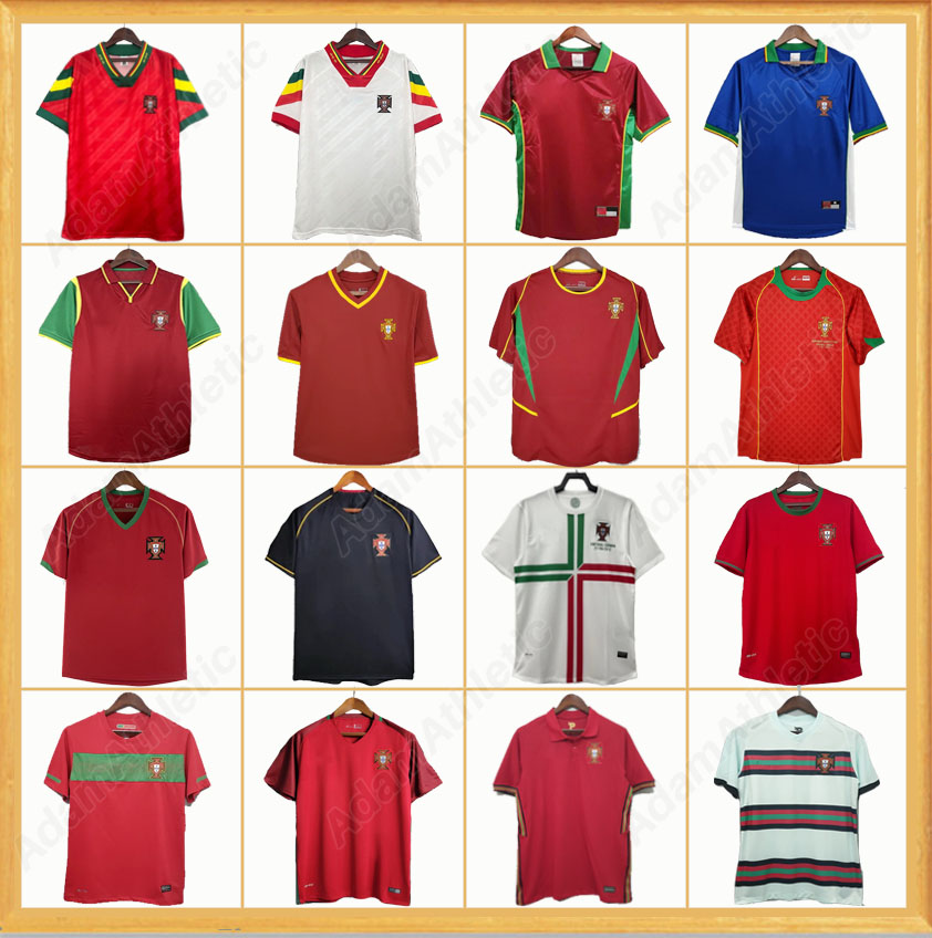 Portugal retro jerseys 2004 RONALDO FIGO Portugal vintage football shirts 16 17 RUI COSTA DECO classic jersey