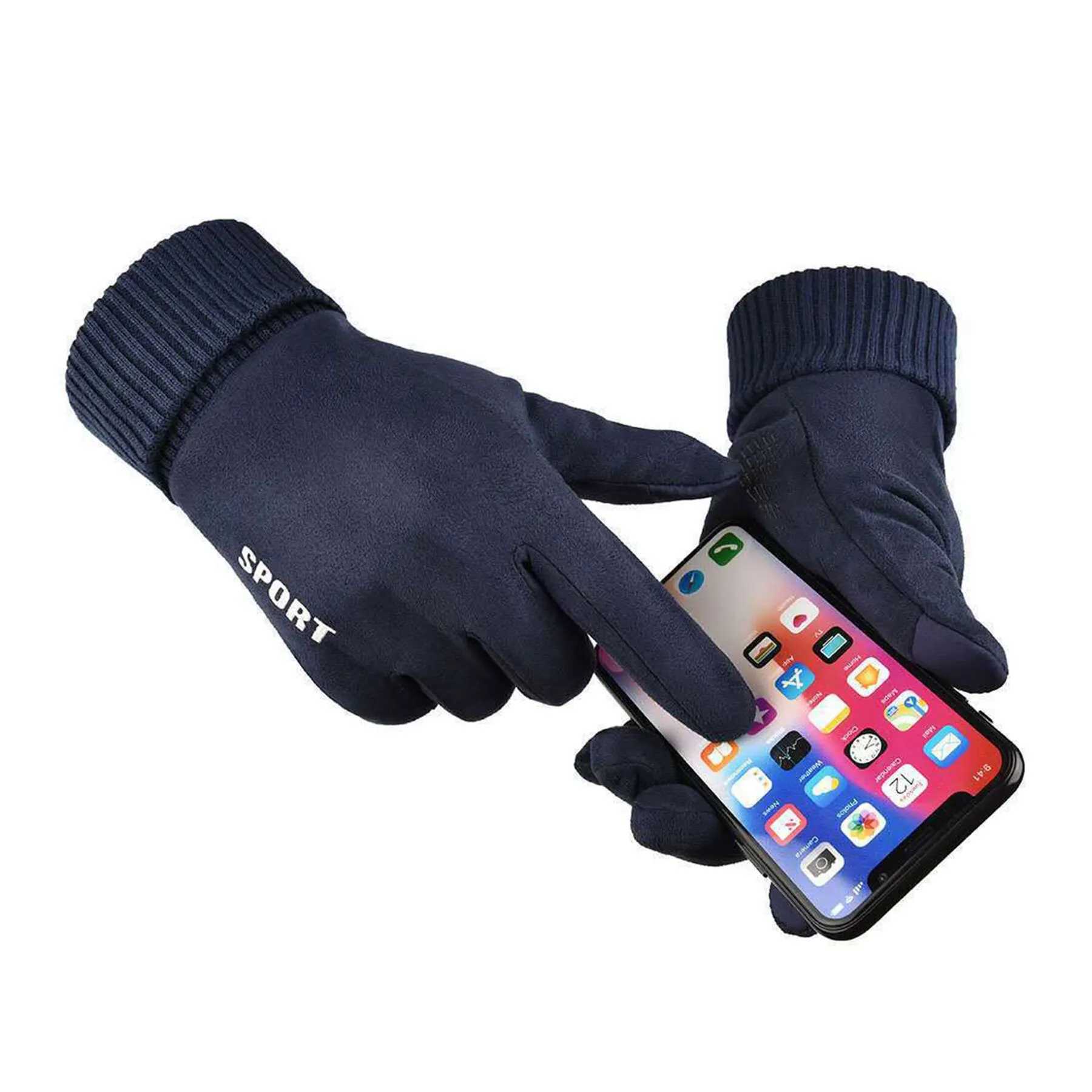 Winter Gs waterproof and windproof outdoor sports cycling touch screen suede insulation Gs unisex W241026