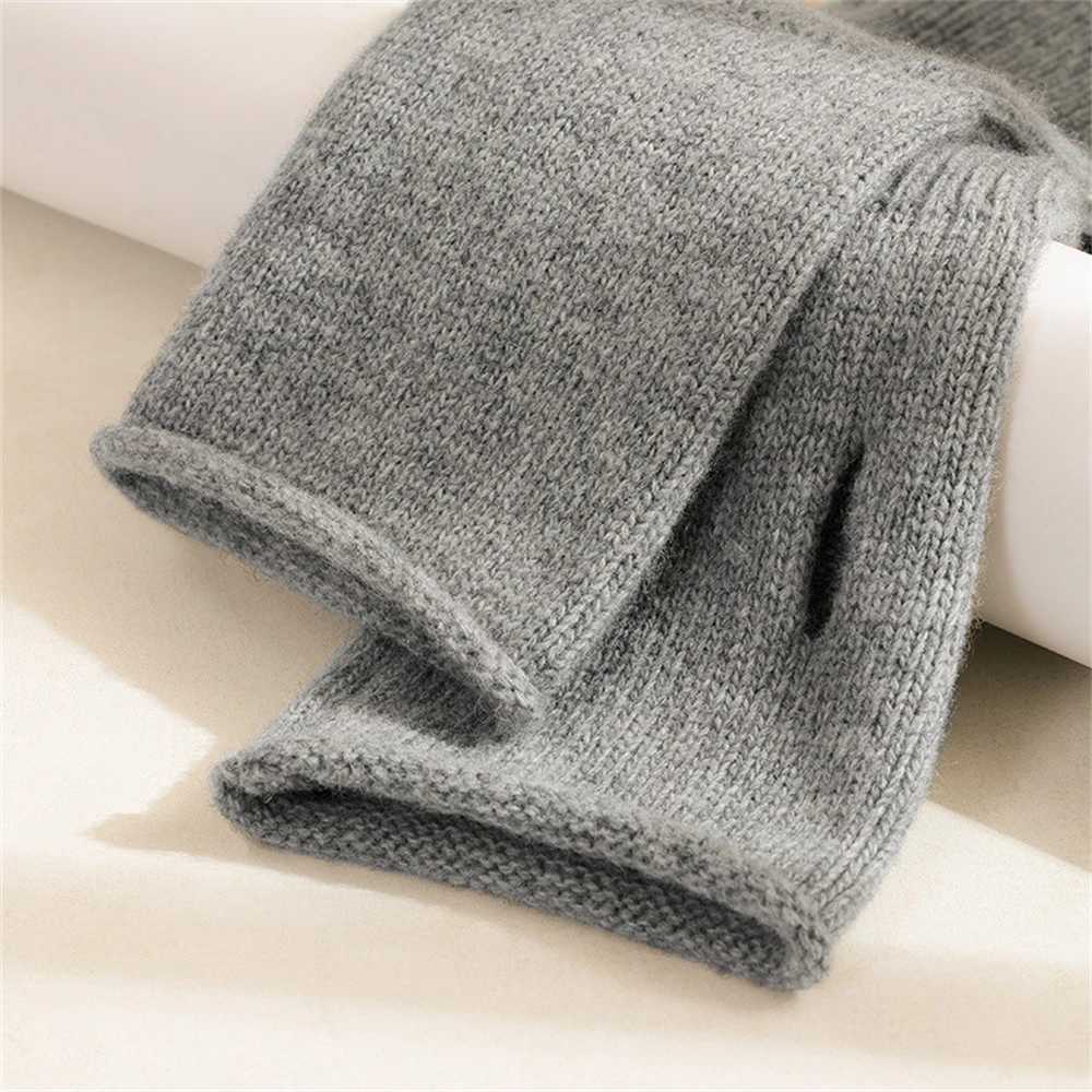 Long Finger Gs Womens Finger Gloves Winter Warm Knitted Arm Sleeves Exquisite Casual Soft Girls Gothic Clothing Punk Gothic G W241026