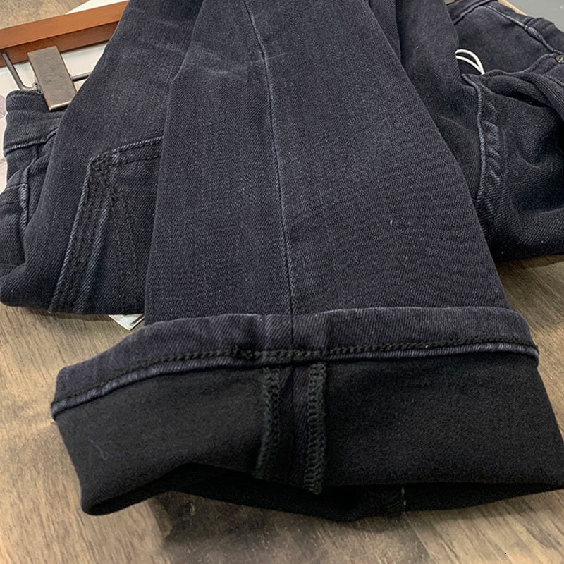 Women High Waisted Jeans Slim Versatile Elastic Flared Denim Pants