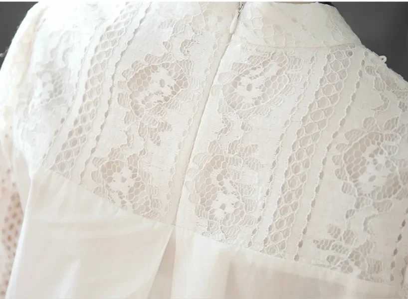 2022 New Summer Fashion Lace Splicing Loose Dress for Pregnant Womens Wear W241026