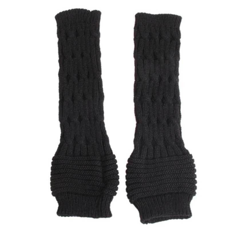 Womens Knitted Long Hands Gs Warm Embroidery Winter Gs Fingers Gs Womens Guantes Inviero Mujer Luvas W241026