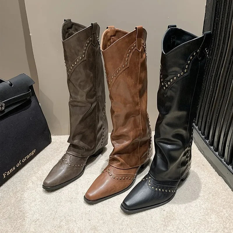 Winter Shoes Woman Thigh High Boots Fashion Back Zippers Long Knight Booties Ladies Thick Sole Shoes 241025