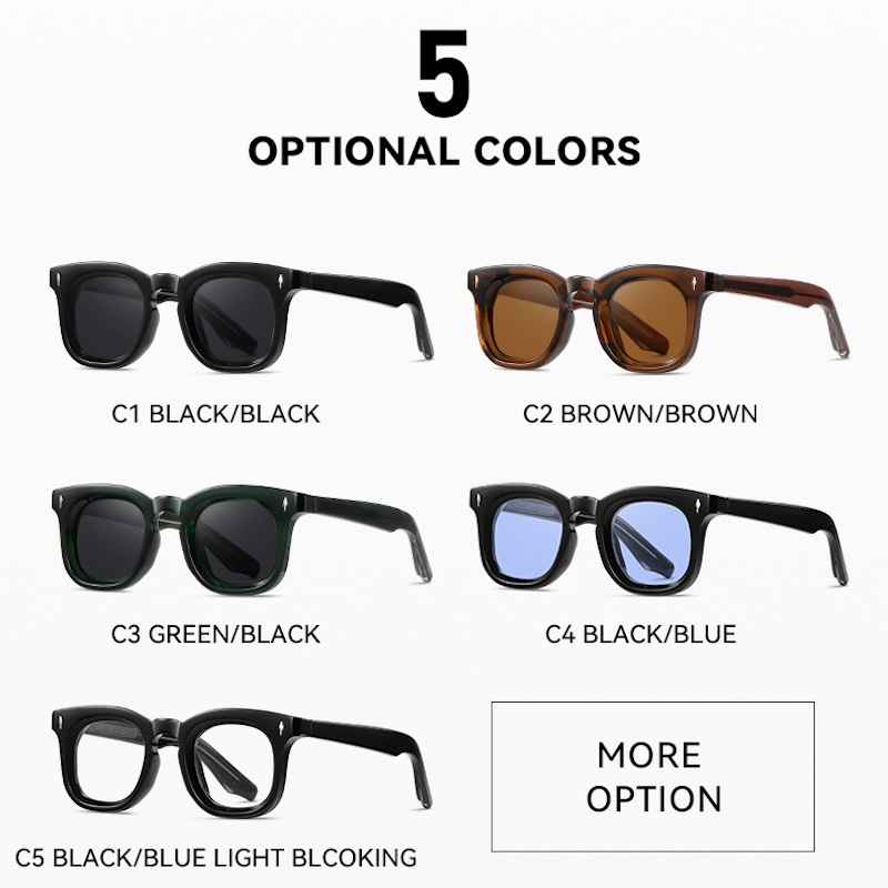 Retro Polarized Sunglasses Men Women Sun Glasses Punk TR90 Vintage Clear Gradient Shades fashion Round Driving Fishing Summer trend classic Steampunk 