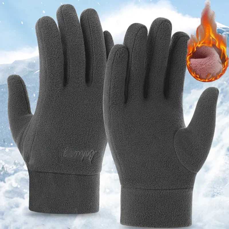 New winter polar wool sports insulation Gs suitable for mens and womens screen skiing cycling cold resistant outdoor fashion gloves W241026