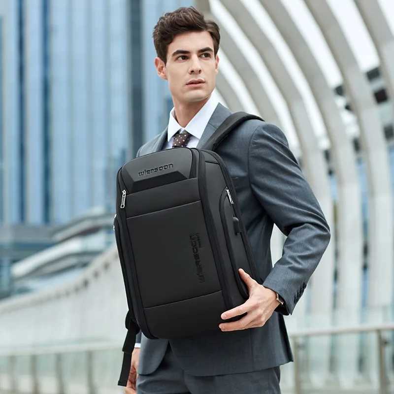 New High-end Business Backpack Waterproof Backpack Large Capacity Business Trip Multifunctial Password Anti-theft Laptop BagXJ241026