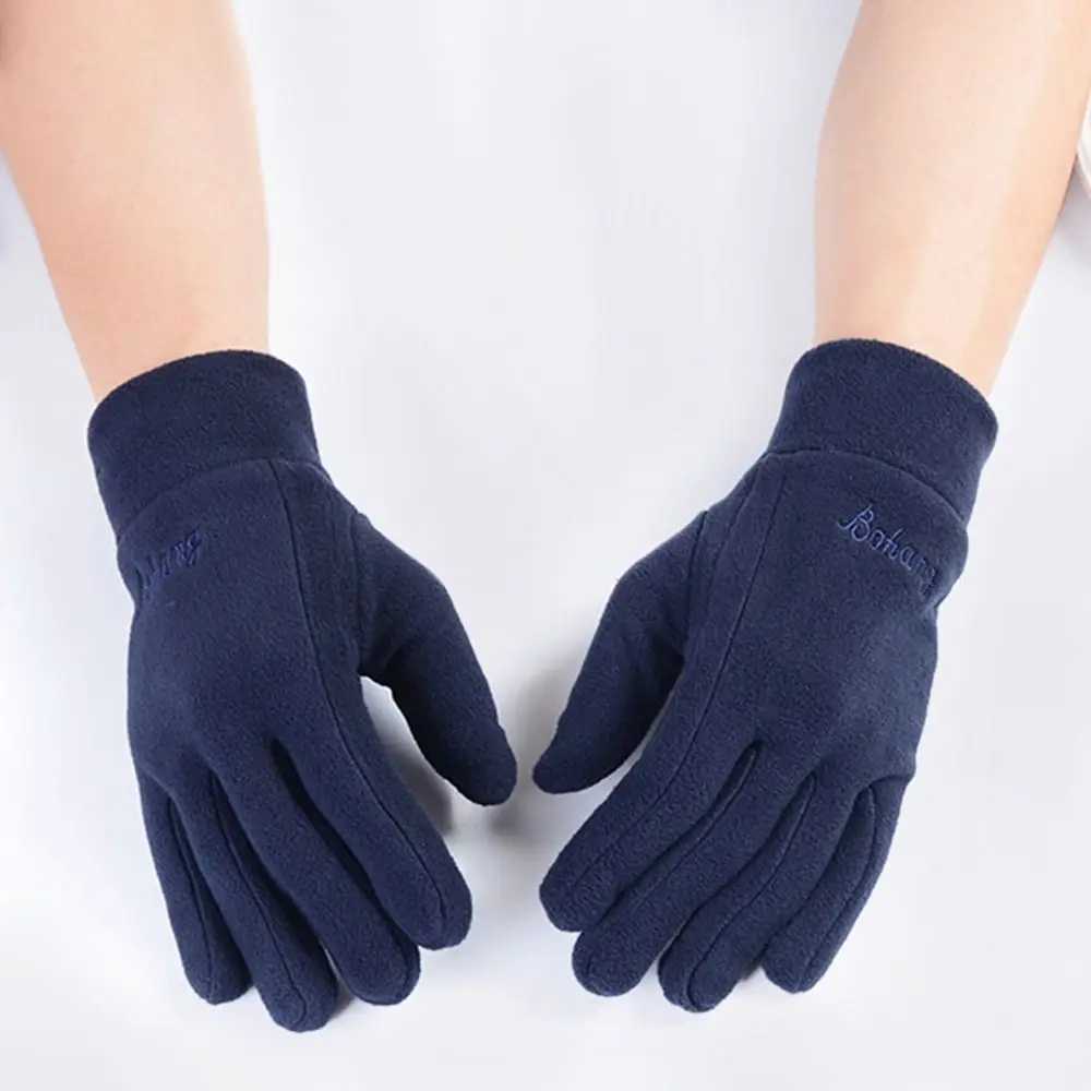 Warm Winter Gs Mens Touch Screen Wool Windproof Gs Skiing Board Motorcycle Riding W241026