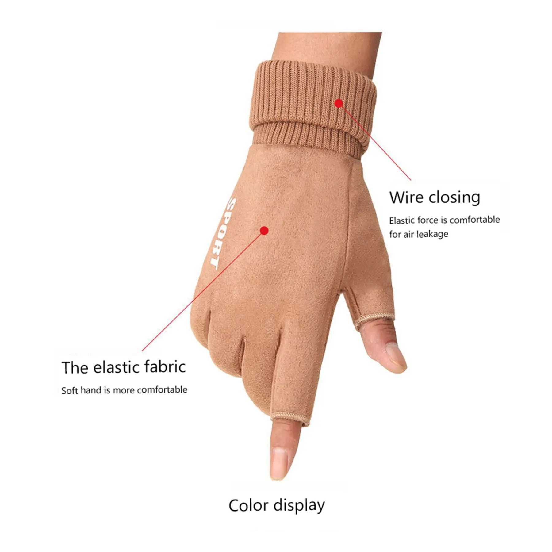 Winter Gs waterproof and windproof outdoor sports cycling touch screen suede insulation Gs unisex W241026
