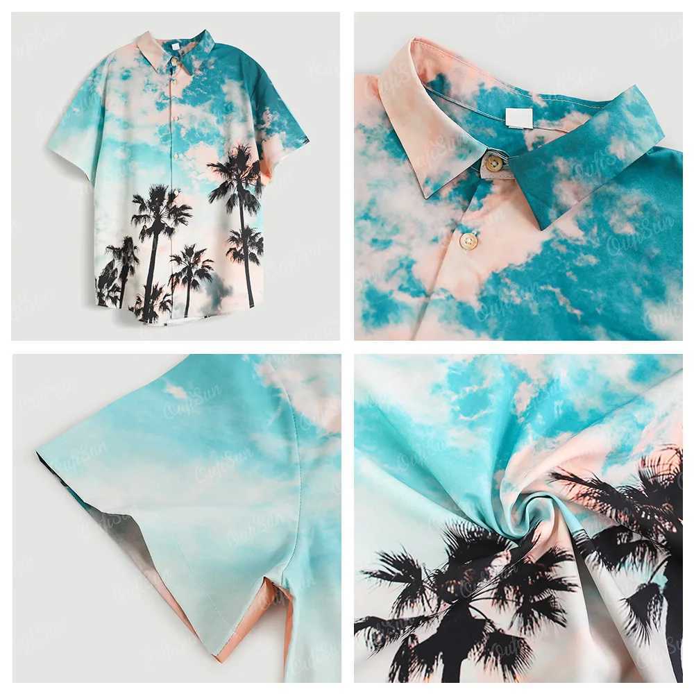 Interesting Monkey 3D Printed Beach Shirt Casual Haian Beach Shirt Hip Hop Mens Short Sleve Cute Animal Womens Shirt Button Top W241026