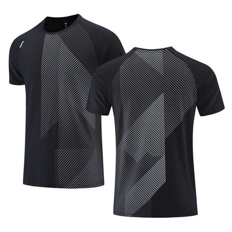 Mens quick drying running T-shirt gym training T-shirt breathable jogging casual sportswear mens and womens tops W241026