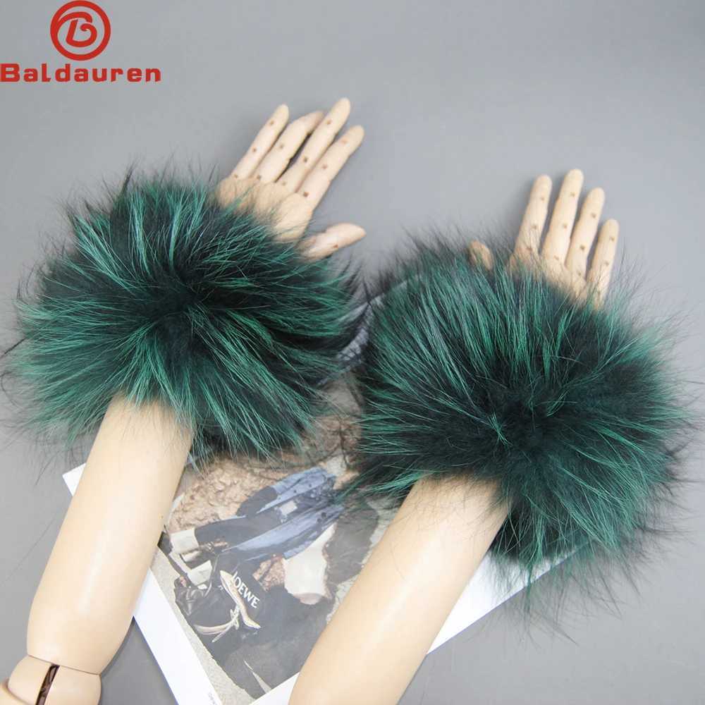 2024 new fur cuff arm heater La bracelet genuine fur wristband G high-quality fur cuff hot selling wristband heater W241026