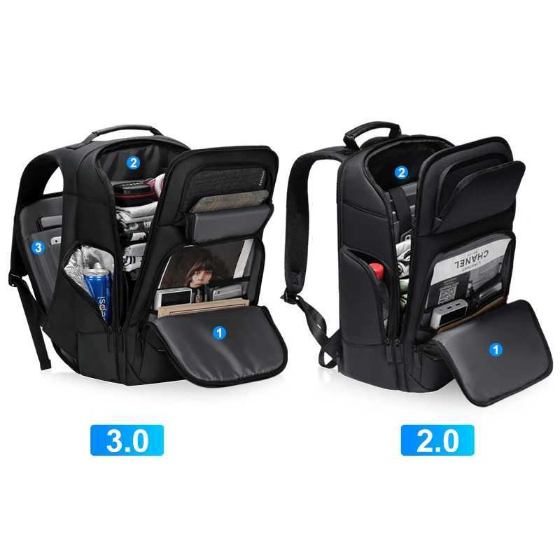Fenruien Waterproof Backpacks USB Charging School Bag Anti-theft Men Backpack Fit 15.6 Inch Laptop Travel Backpack High CapacityXJ241026