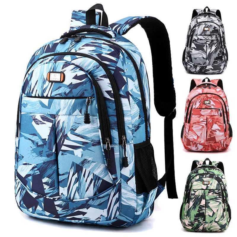 Large Capacity Backpacks Color Print School Bags Junior High School Backpack Students Daypack Waterproof Travel Rucksack XM221XJ241026