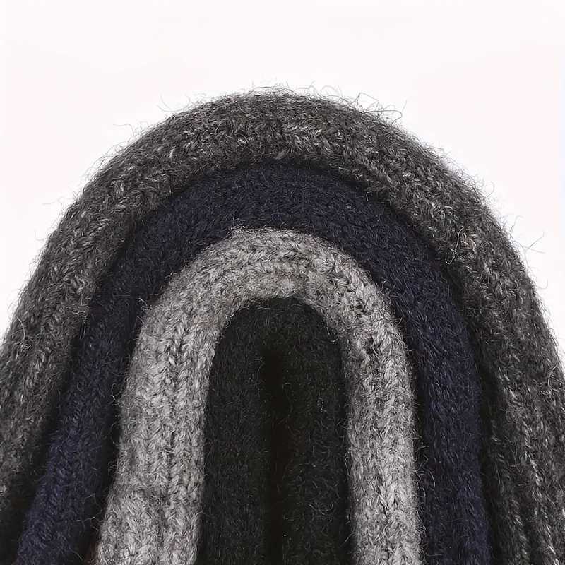 Winter Warmth Alpaca Wool Gs Full Finger Touch Screen Cashmere Gs Mens Thick Knitted Bicycle Driving Gs W241026