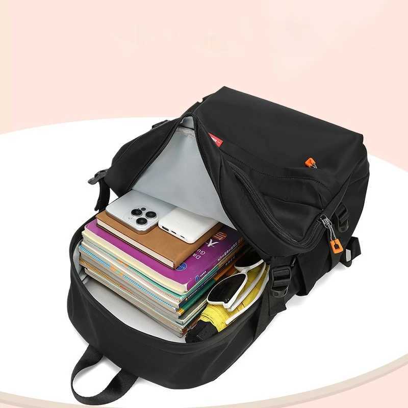 MOZHI Backpack Female Japanese Simple Junior High School Student Backpack Female Large Capacity Male BackpackXJ241026
