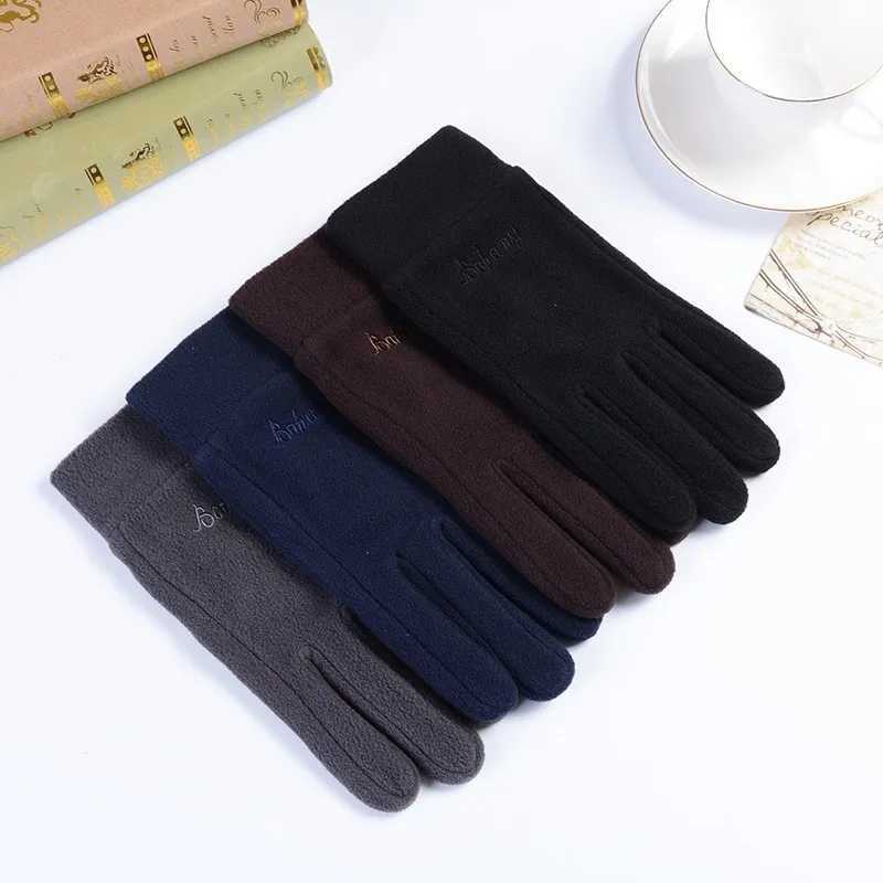 Winter Gs Mens Bicycle Womens Hot Wool Cold resistant Windproof Bicycle Outdoor Running Ski Gloves W241026