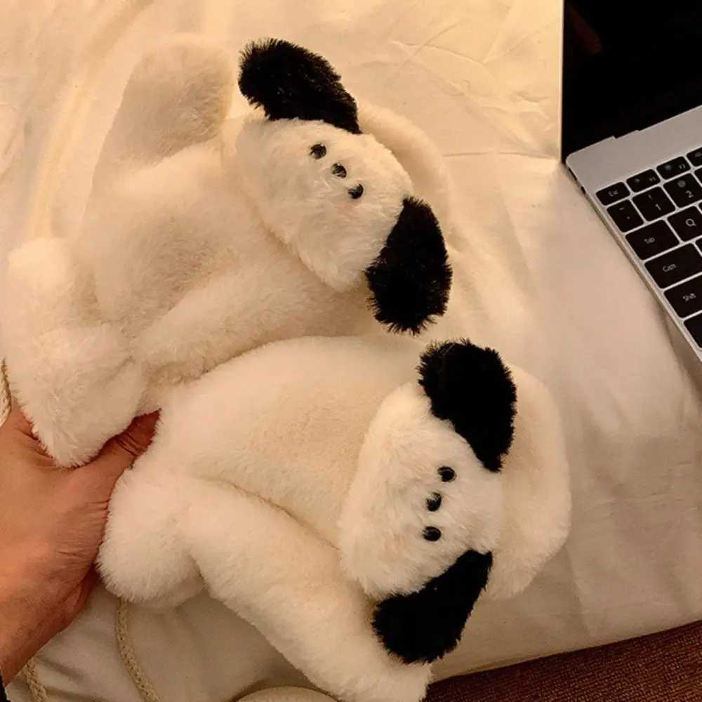 Fluffy Winter G Thick Soft White Plush G Warm Cartoon G Womens Scarf W241026