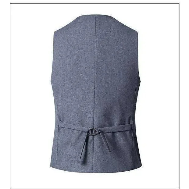 Solid Color Fat Man Large Size Vest 2024 Winter Slim Gray Unhooded Ordinary Single Breasted Casual Four Seasons 241025