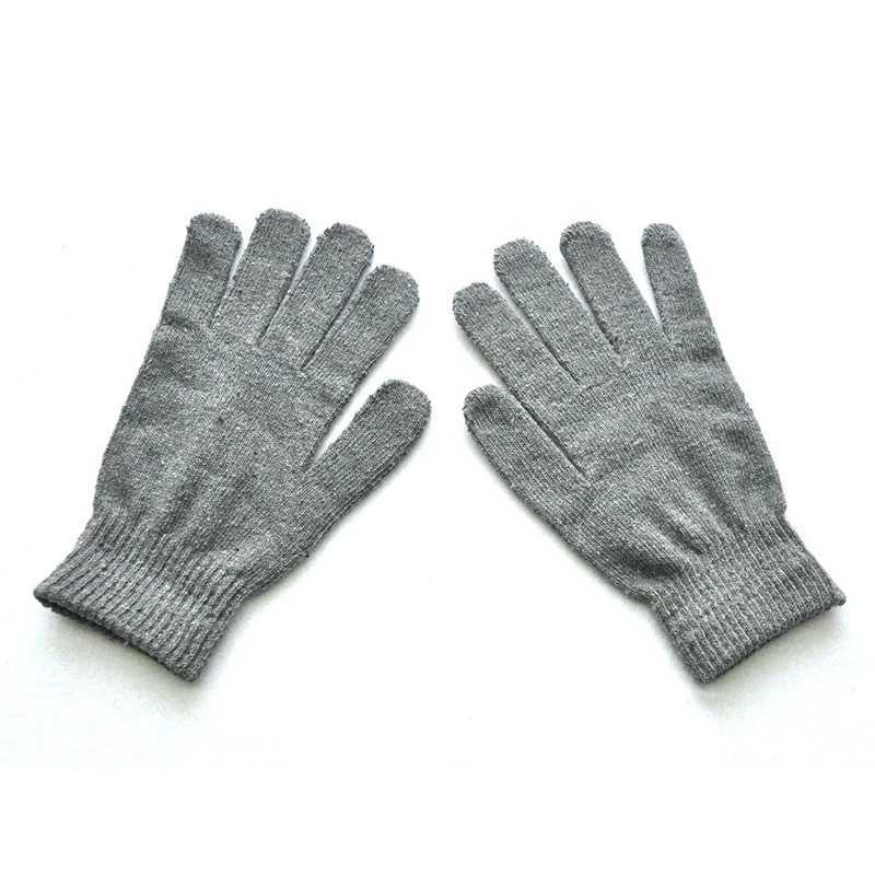 Winter Warm Knitted Gs Suitable for Female Students New Autumn Solid Color Touch Screen Gloves Outdoor Cycling Skiing Gs W241026