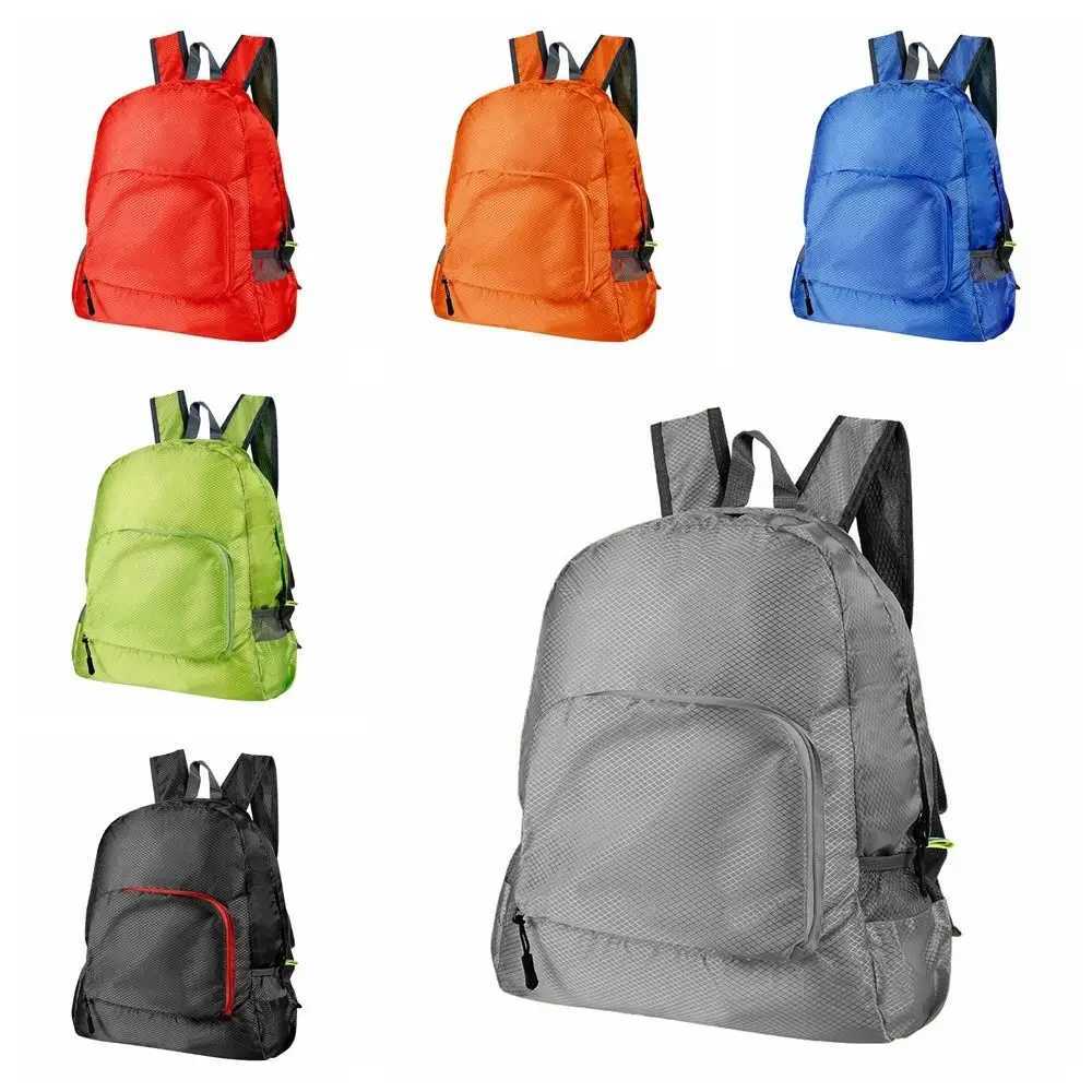 Large Capacity Foldable Ultralight Backpack Waterproof Polyer Outdoor Sports Daypack Travel Bag Zipper Sports Knapsack MenXJ241026