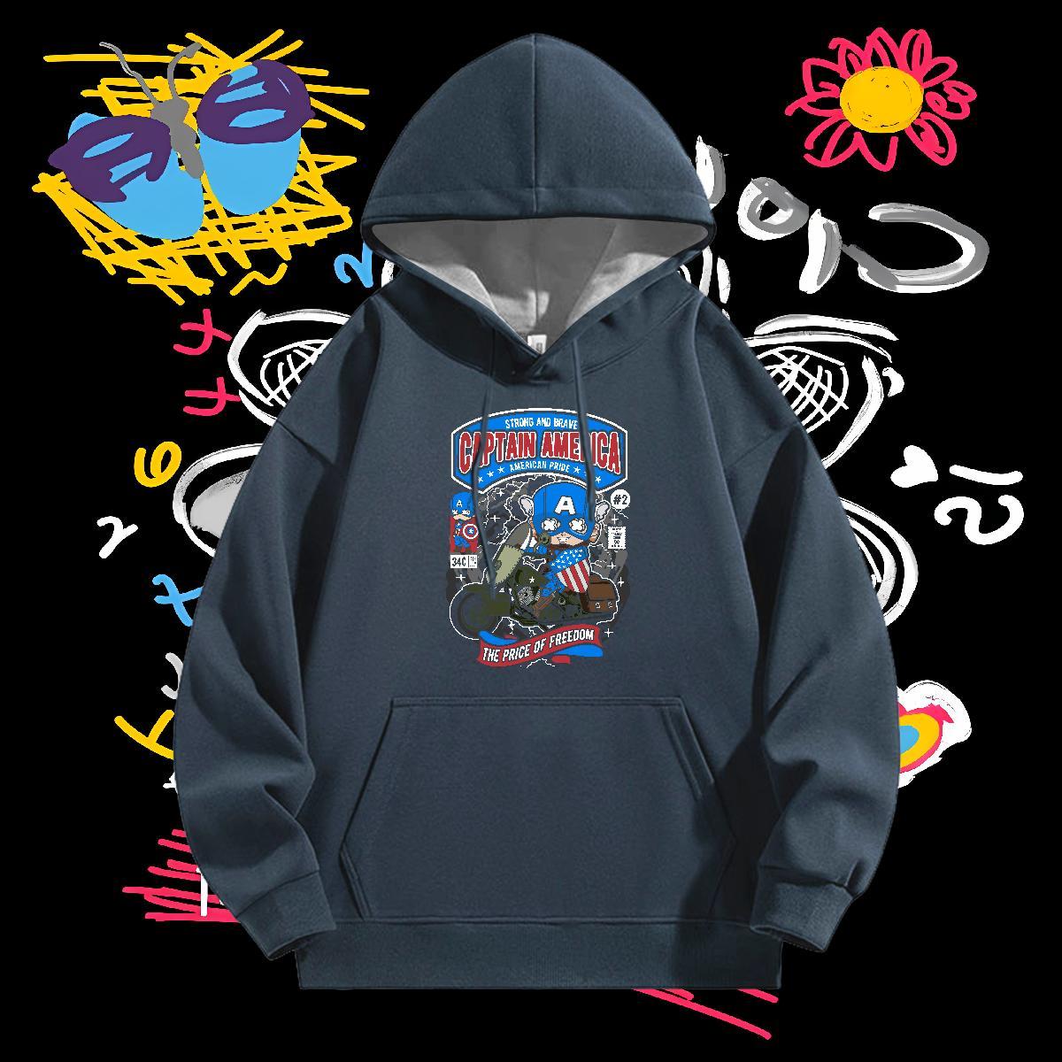 Designer Fashion Hoodie Men Hooded Collar Long Sleeves Comfortable Mens Hoodie DIY Printed Tops Hip Hop Tech Fleece