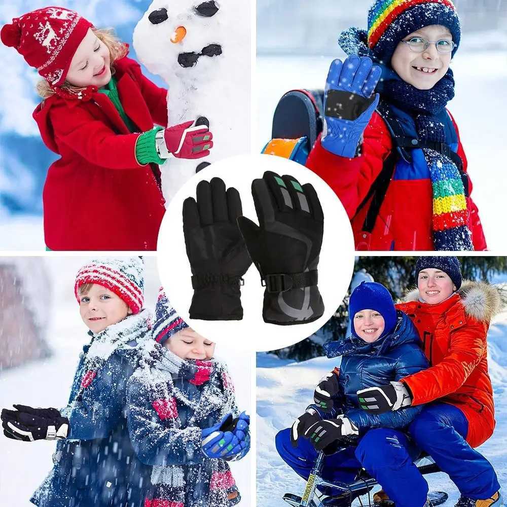 Boys and girls skis windproof Gs childrens winter snow warmth Gs waterproof thickness keeps warm Gs winter must Gs W241026
